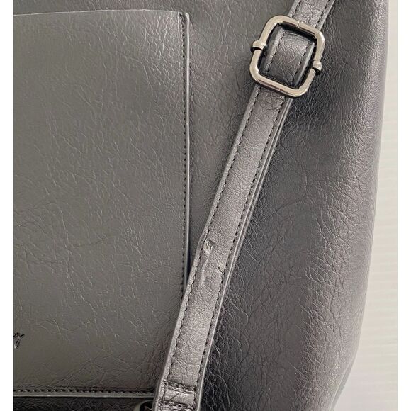 Alaskan Apparel Live Life Happy Black Faux Leather Hand bag - Picture 11 of 12